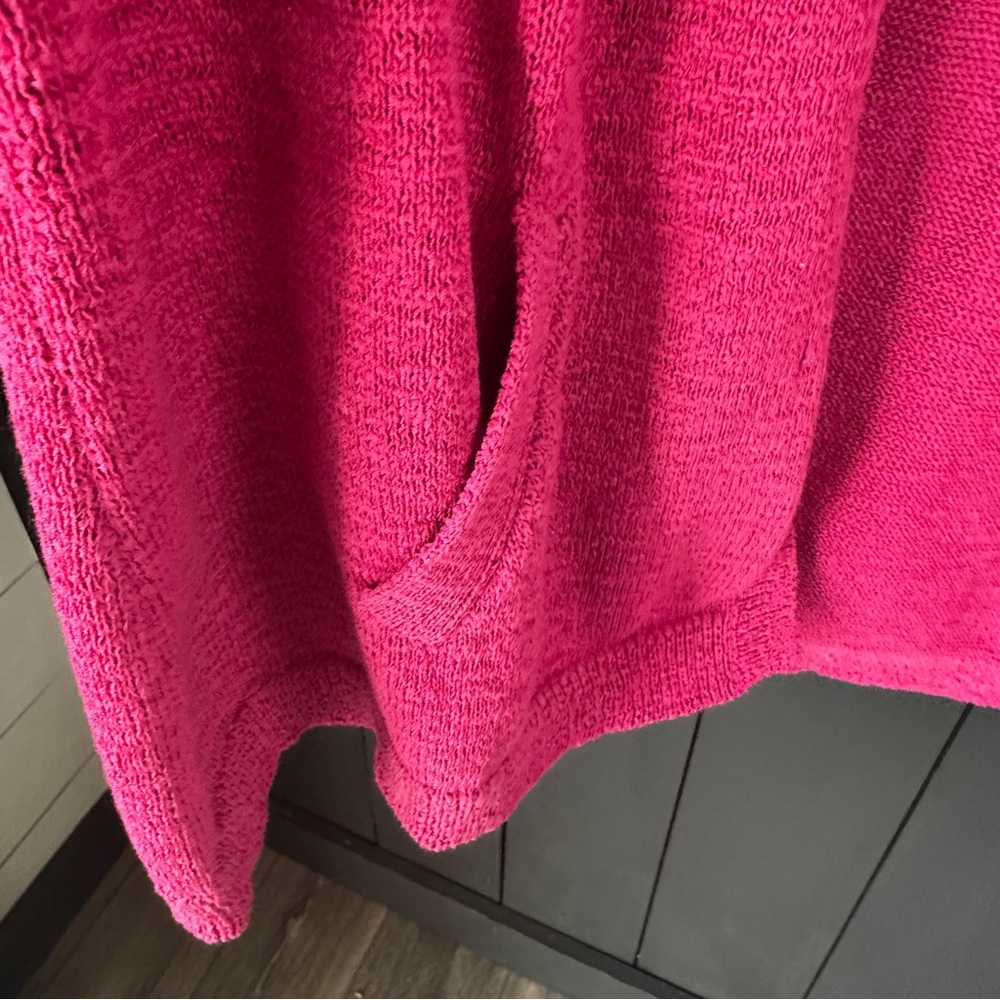 Coldwater Creek‎ Womens 2X 20-22 Deep Pink Open Front Knit Cardigan Sweater - Picture 4 of 11